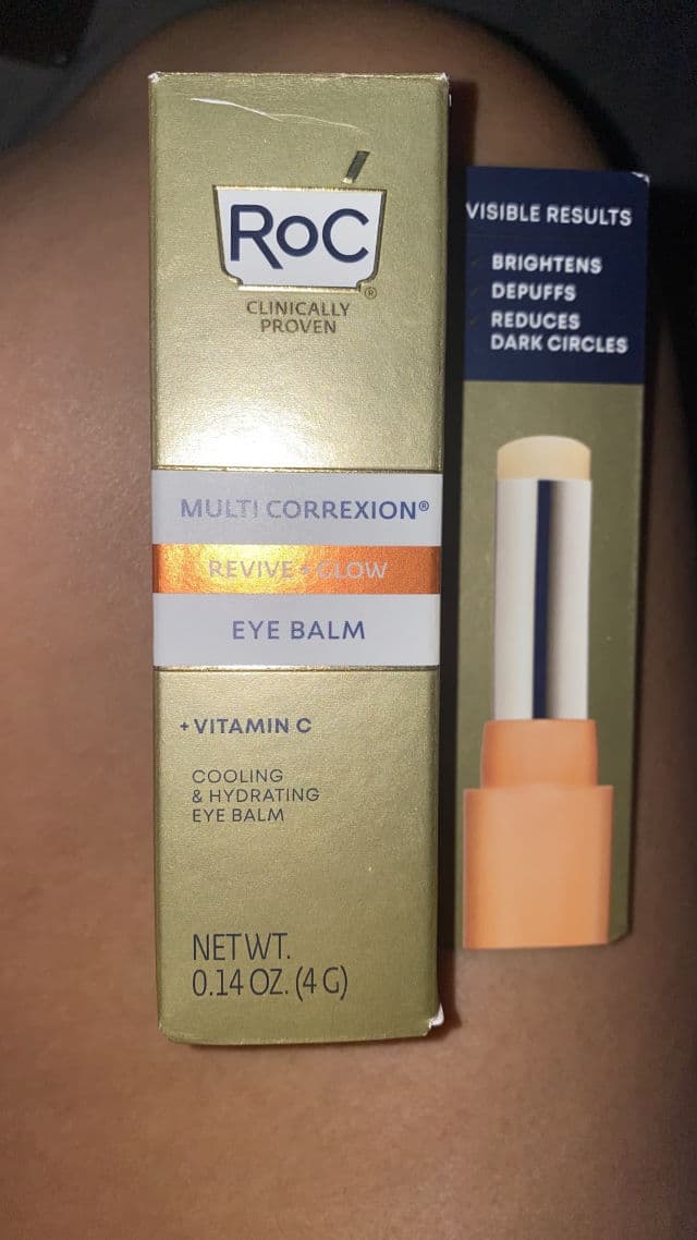 RoC Multi Correxion Revive + Glow Eye Balm review photo by CorieHoopz
