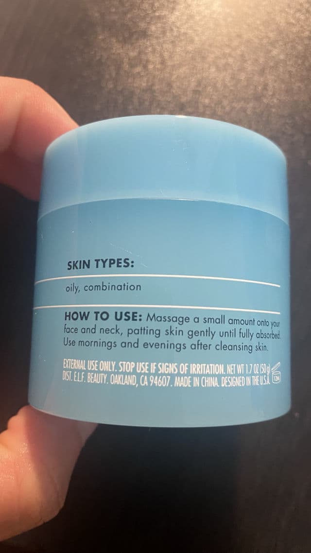 ELF Holy Hydration! Hydro-Gel Moisturizer review photo by CorieHoopz