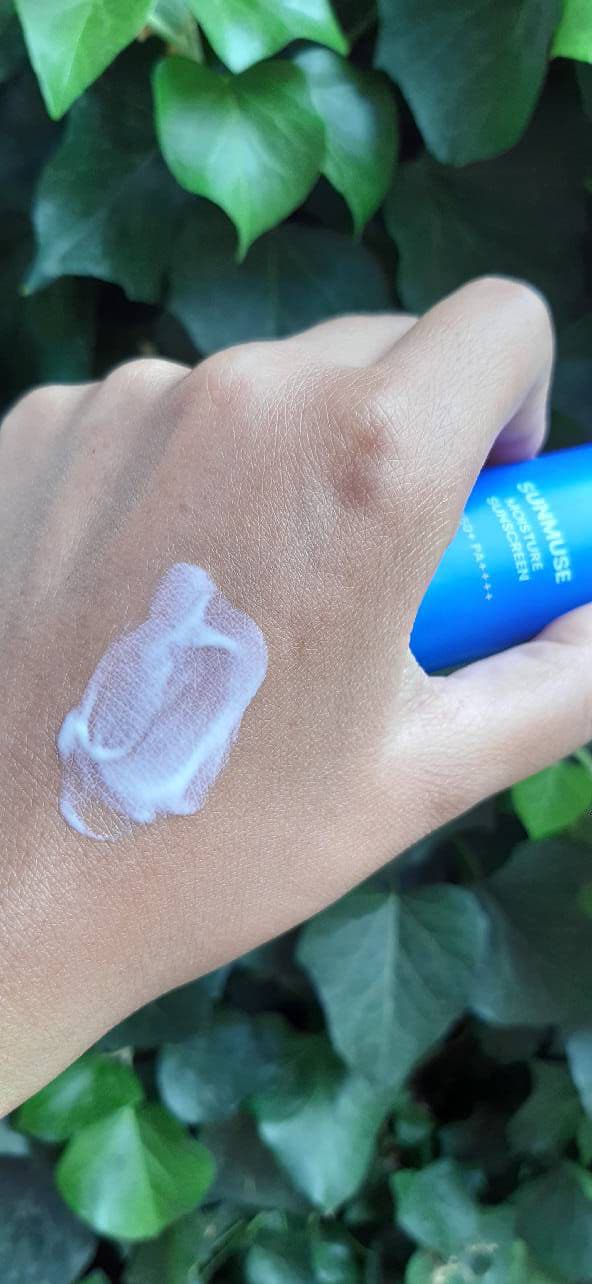 Beplain Sunmuse Moisture Sunscreen SPF50+ PA++++ review photo by Aida07