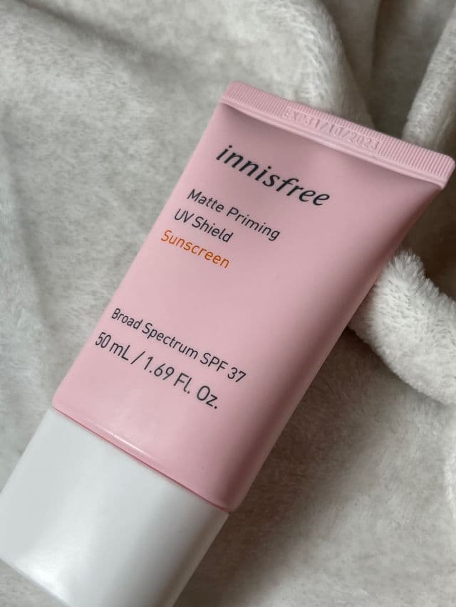 INNISFREE Matte Priming UV Shield Sunscreen SPF37 review photo by annmelanie