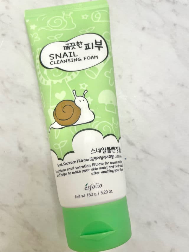 ESFOLIO Pure Skin Snail Cleansing Foam review photo by Sophiereviewtime