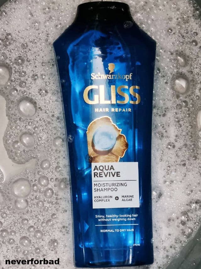 Schwarzkopf Gliss Aqua Revive Moisturizing Shampoo review photo by neverforbad
