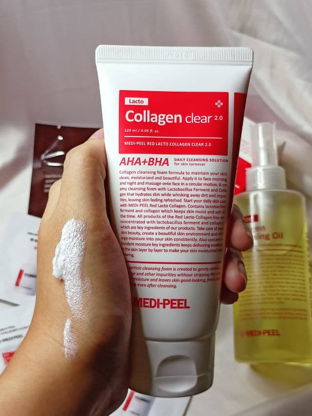 medi-peel Red Lacto Collagen Clear review photo by Hazelcols