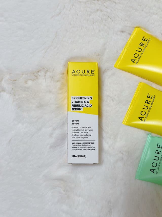 Acure Brightening Vitamin C & Ferulic Acid Oil Free Serum review photo by theeology
