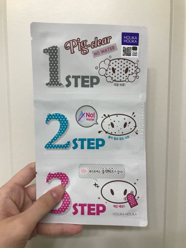 HOLIKA HOLIKA Pig Nose Clear Blackhead 3-Step Kit review photo by theeology