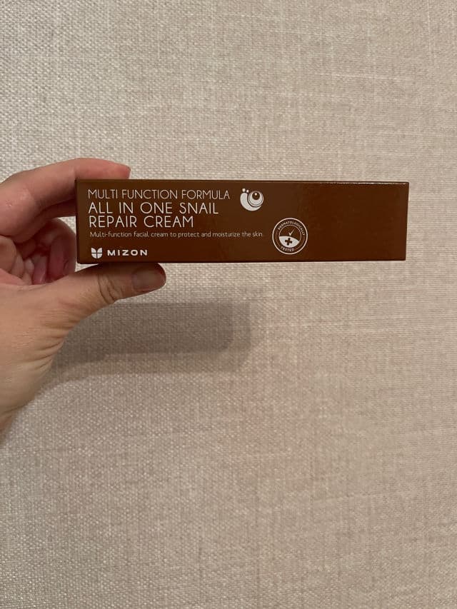Mizon All-in-One Snail Repair Cream Tube review photo by Reviewsskincare