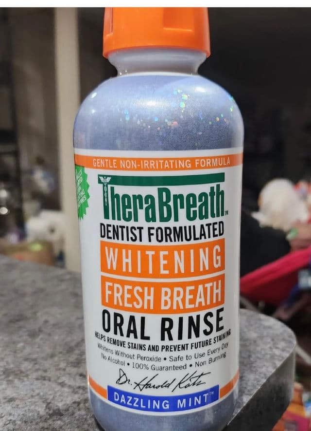 TheraBreath Healthy Gums Oral Rinse - Clean Mint review photo by jennell361