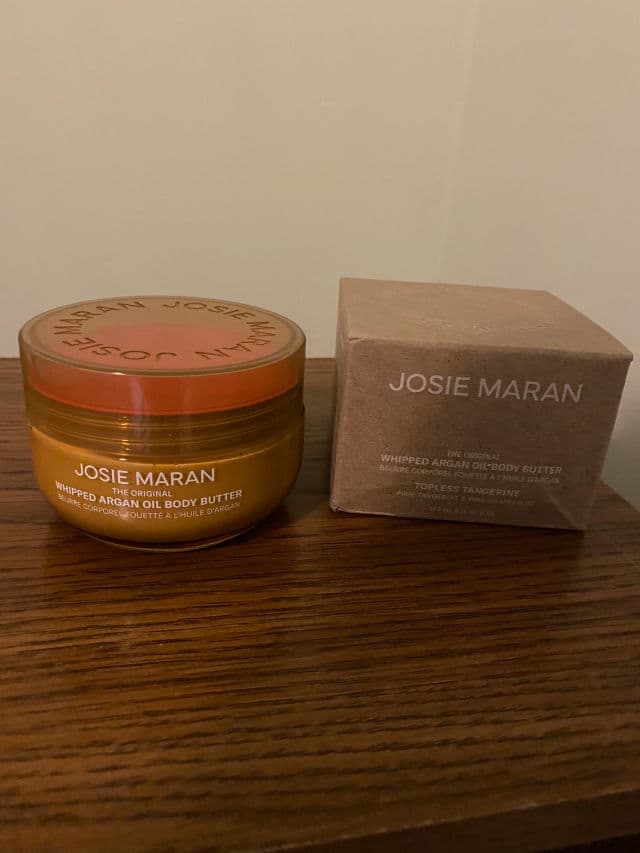 Josie Maran Cosmetics Whipped Argan Oil Ultra-Hydrating Body Butter review photo by lucytsai