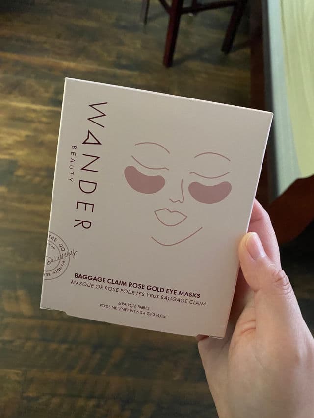 Wander Beauty Baggage Claim Rose Gold Eye Masks - Rose Gold review photo by elletsai90