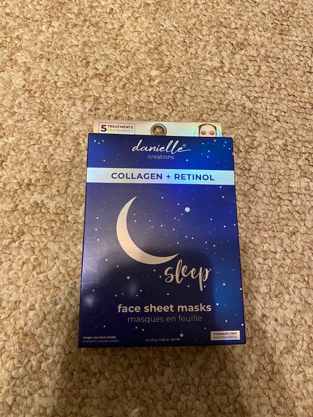 Danielle Creations Collagen + Retinol Sleep Face Sheet Mask review photo by elletsai90