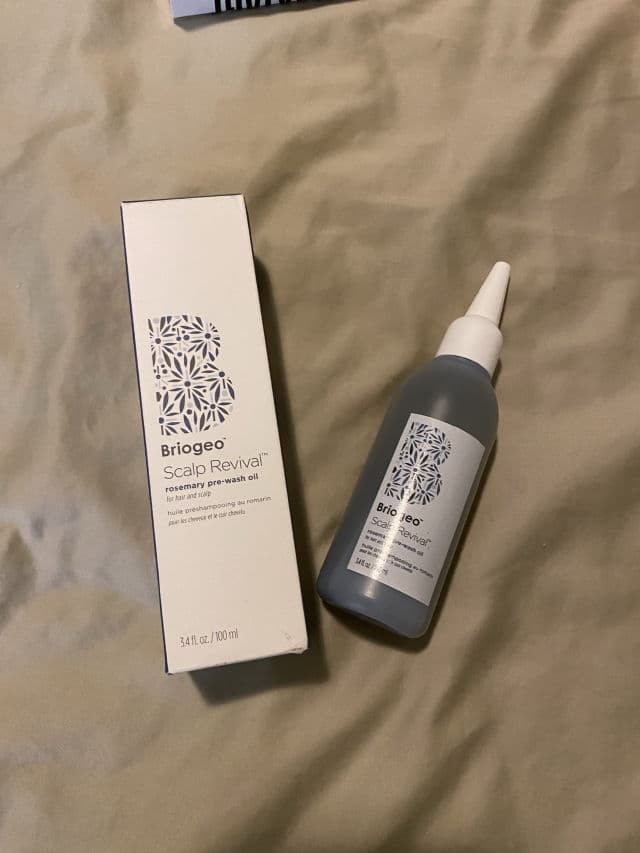 Briogeo Scalp Revival Rosemary Pre-Wash Scalp & Hair Oil review photo by lucytsai