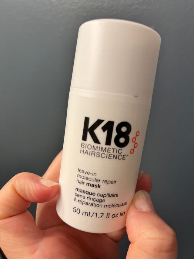 K18 Biomimetic Hairscience Leave-In Molecular Repair Mask review photo by pggv