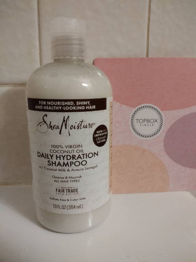 SheaMoisture 100% Virgin Coconut Oil Daily Hydration Shampoo review photo by theauntee