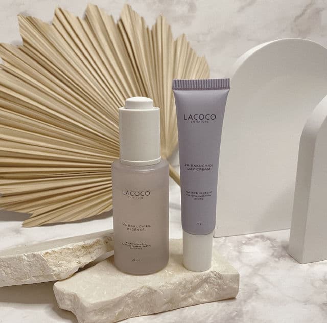 Lacoco en nature 2% Bakuchiol Day Cream review photo by Deviskinjournal