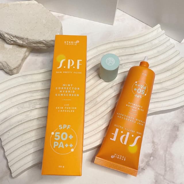 Studio Tropik SPF 50+ PA++ Skin Pretty Filter review photo by Deviskinjournal