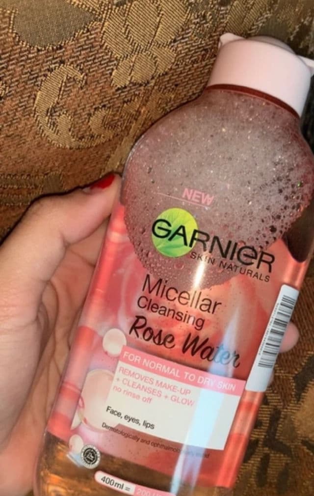Garnier Skin Naturals Micellar Cleansing Rose Water review photo by aziram0khtar