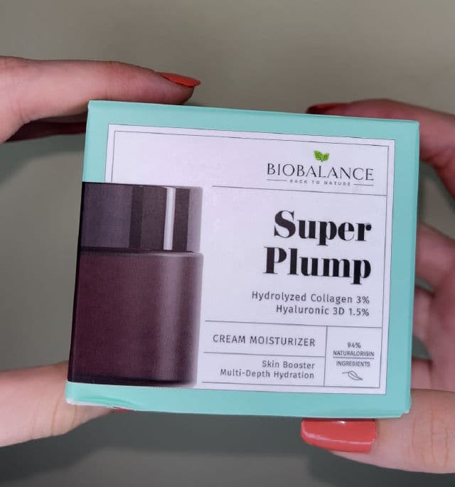 BioBalance Super Plump Cream Moisturizer review photo by skincarefeline