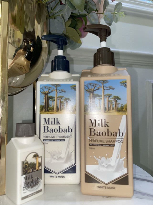 Milk Baobab Perfume Shampoo - White Soap review photo by emptiesbydee
