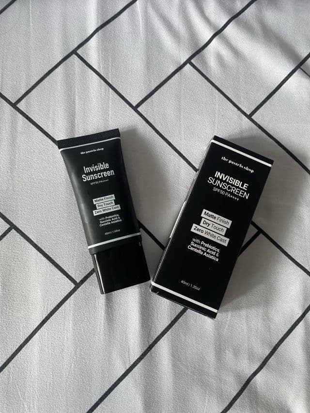 The Pastels Shop Invisible Sunscreen SPF50 PA+++ review photo by emptiesbydee