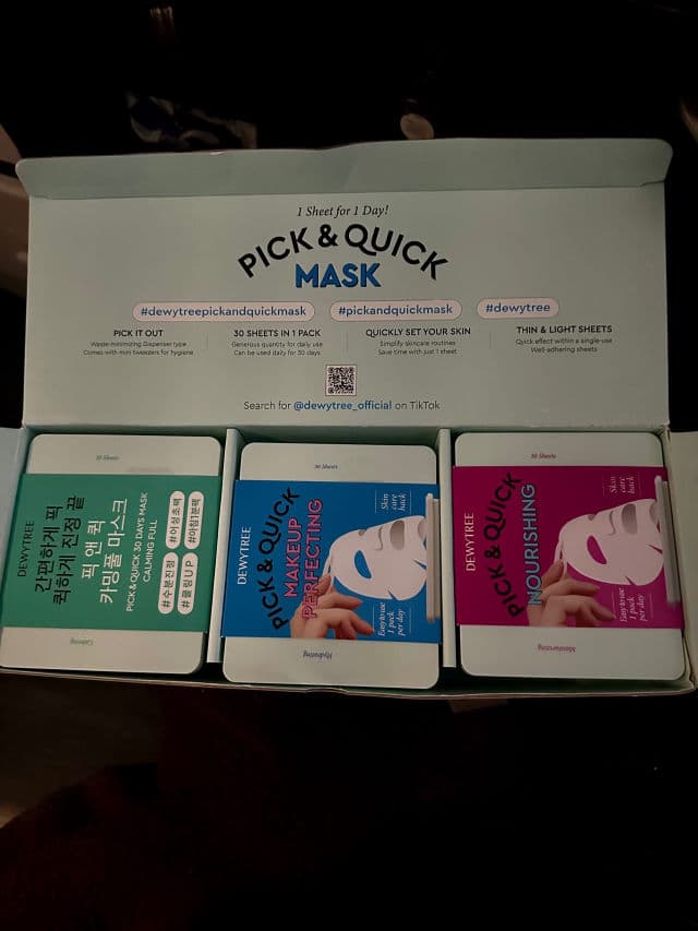 DEWYTREE Pick and Quick Calming Full Mask review photo by Jess368