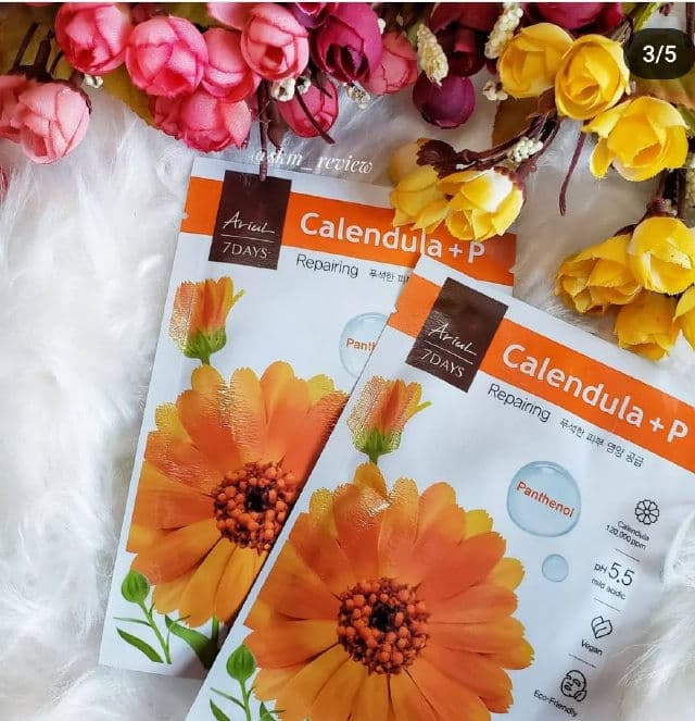 Ariul 7 Days Calendula + P Repairing Mask Sheet review photo by sadafmm