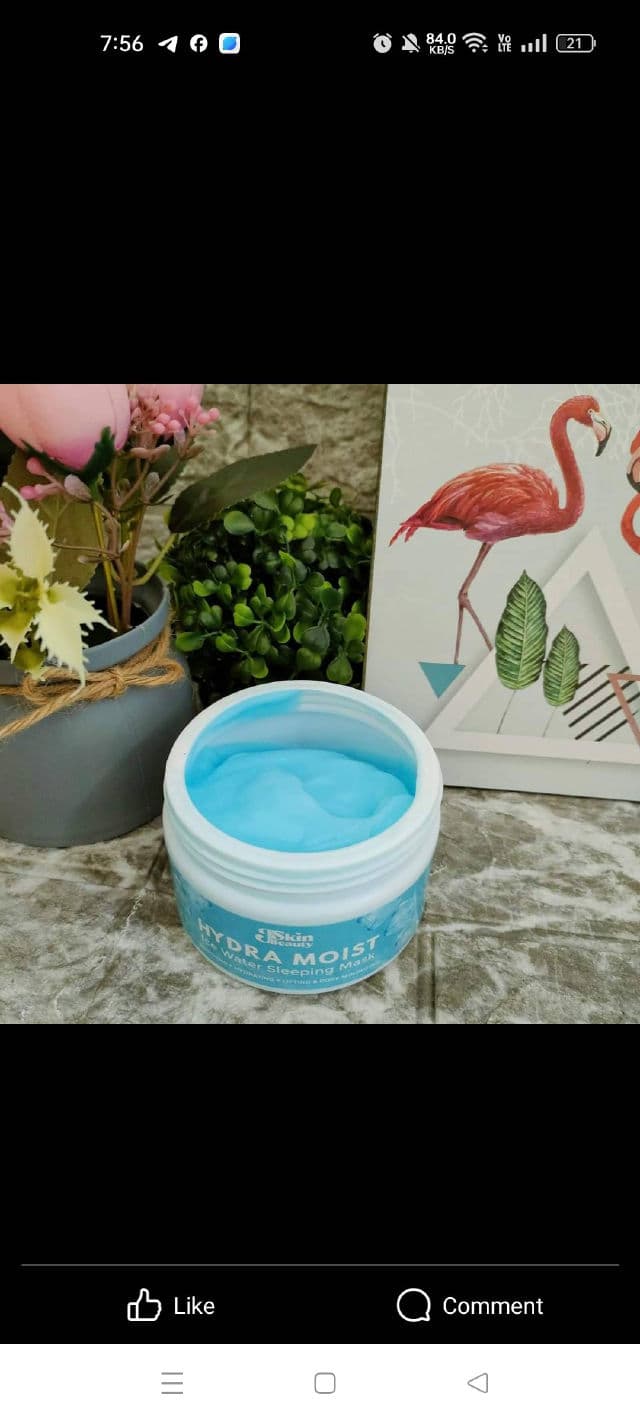 Jskin Beauty Hydra Moist Ice Water Sleeping Mask review photo by JANINAMARIE