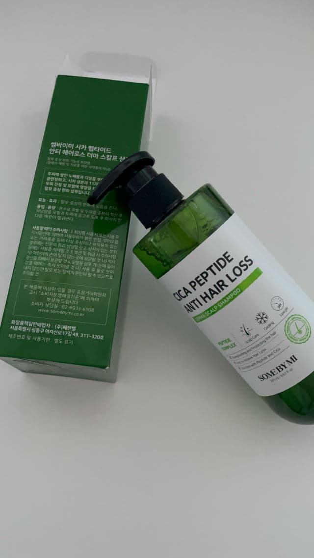 Some By Mi Cica Peptide Anti Hair Loss Derma Scalp Shampoo review photo by Bekyth