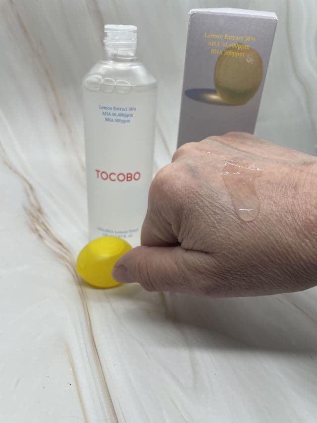 Tocobo AHA BHA Lemon Toner review photo by Sharonspendstoomuch