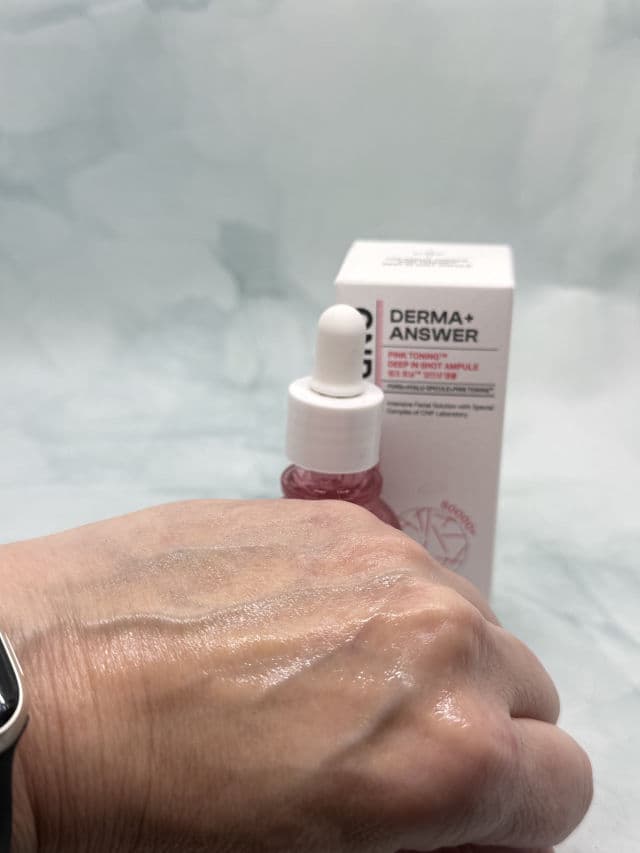 CNP Laboratory Derma+ Answer Pink Toning Deep-In Shot Ampule review photo by Sharonspendstoomuch