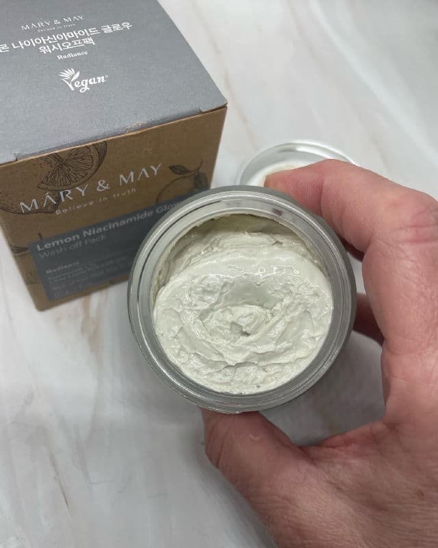 Mary&May Lemon Niacinamide Glow Wash Off Pack	 review photo by Sharonspendstoomuch