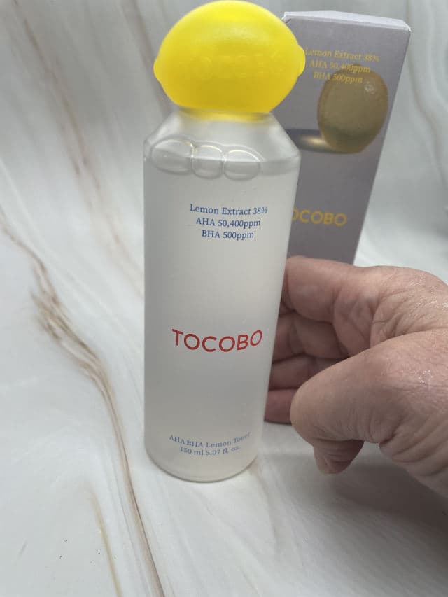Tocobo AHA BHA Lemon Toner review photo by Sharonspendstoomuch