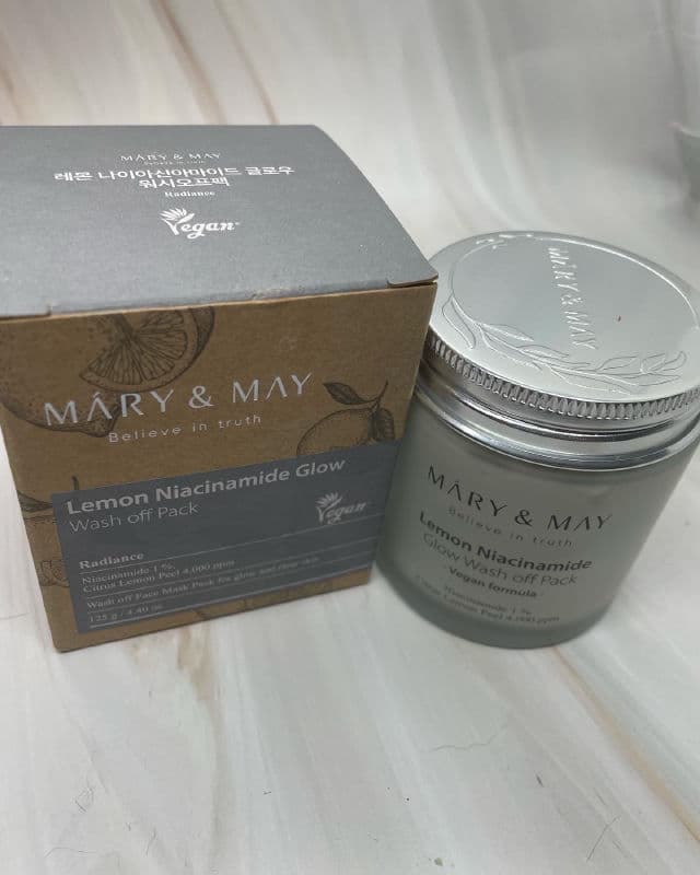 Mary&May Lemon Niacinamide Glow Wash Off Pack	 review photo by Sharonspendstoomuch