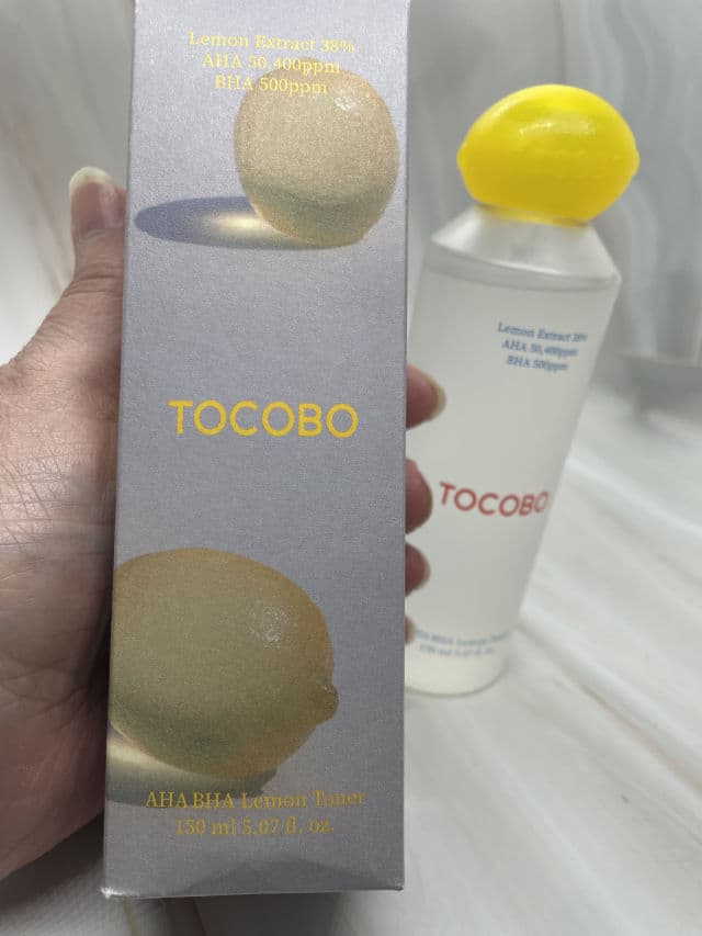 Tocobo AHA BHA Lemon Toner review photo by Sharonspendstoomuch