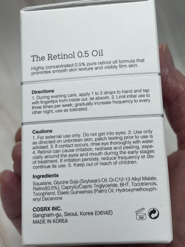 The Retinol 0.5 Serum product review