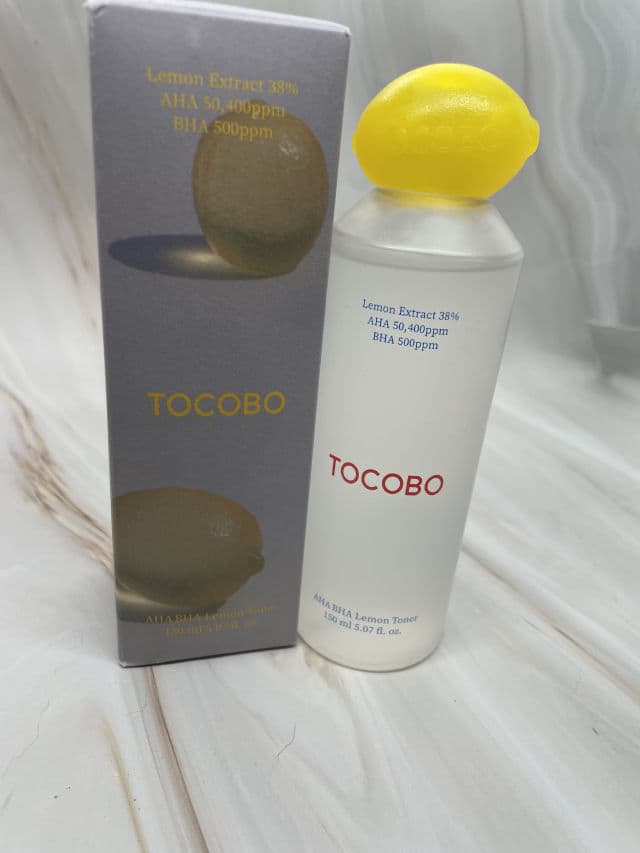 Tocobo AHA BHA Lemon Toner review photo by Sharonspendstoomuch