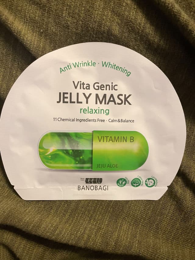 BANOBAGI Anti-Wrinkle Whitening Vita Genic Relaxing Jelly Mask review photo by Sharonspendstoomuch