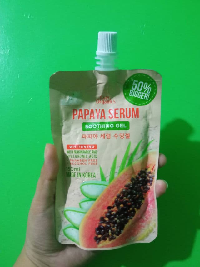 Ever Organics Papaya Soothing Gel review photo by annepicky