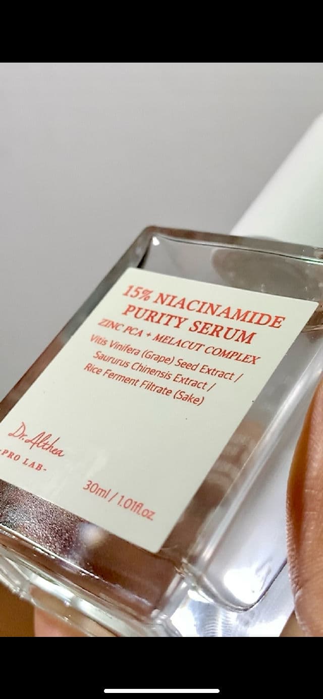 Dr. Althea 15% Niacinamide Purity Serum review photo by ugcnajwa