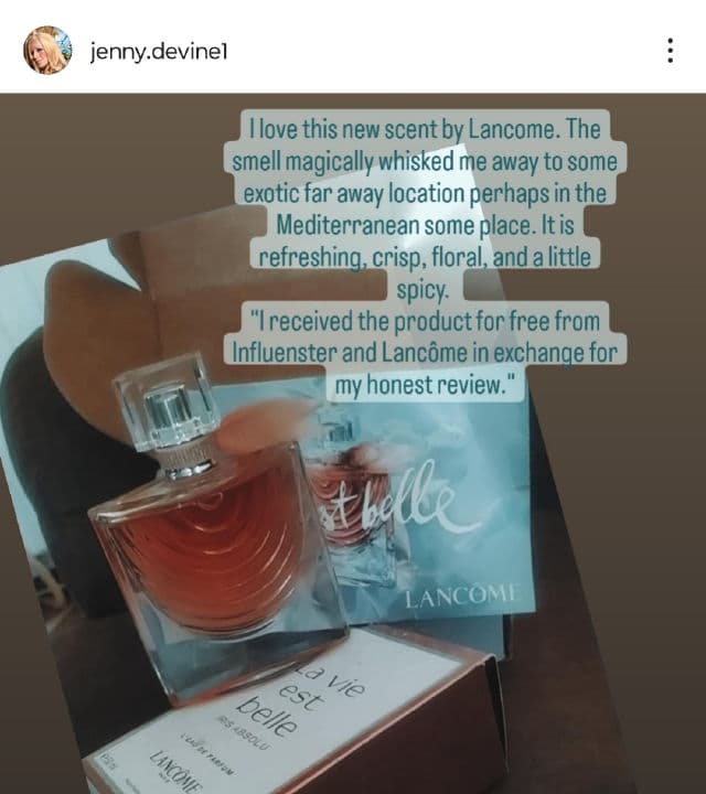 Lancome La vie est belle Scented Body Lotion review photo by jenzy2009
