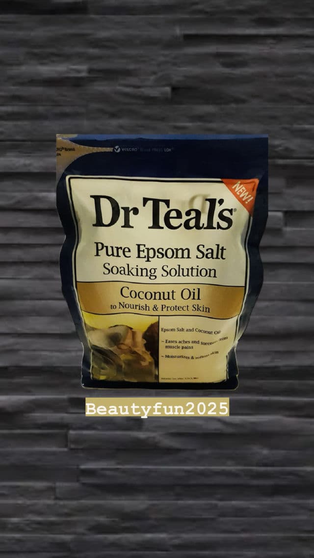Dr Teal's Pure Epsom Salt Soaking Solution with Coconut Oil review photo by Beautyfun2025