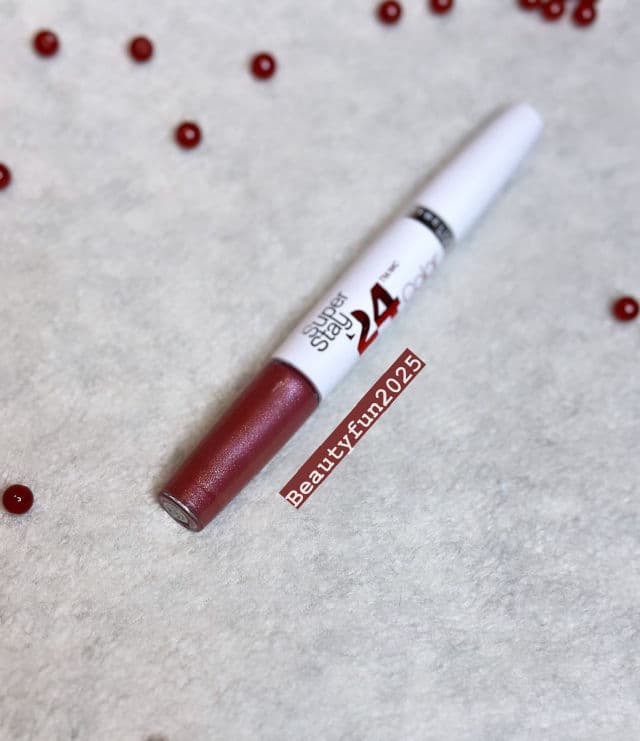 Maybelline Superstay 24hr Lipstick 585 Burgundy review photo by Beautyfun2025
