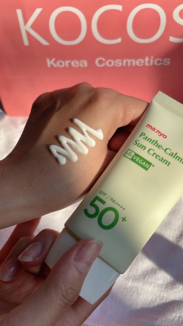 manyo Panthe-Calming Sun Cream SPF50+ PA++++ review photo by xioating