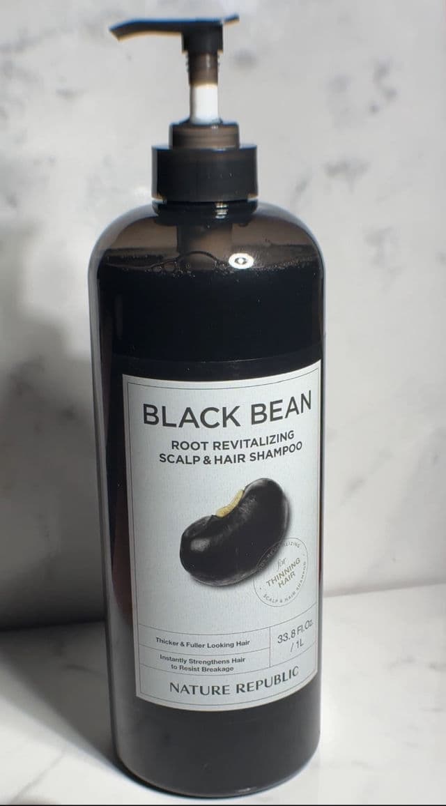 NATURE REPUBLIC Black Bean Anti Hair Loss Shampoo 	 review photo by blogwitheva