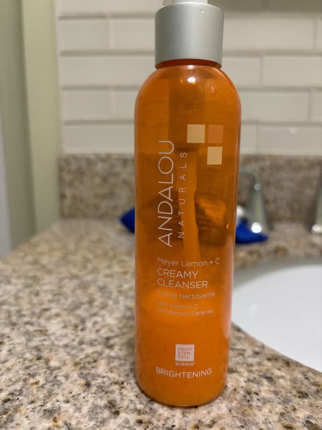Andalou Naturals Meyer Lemon Creamy Cleanser review photo by Janet Lovell