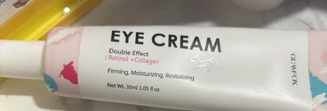 Glamfox Double Effect Eye Cream Retinol Collagen review photo by Janet Lovell