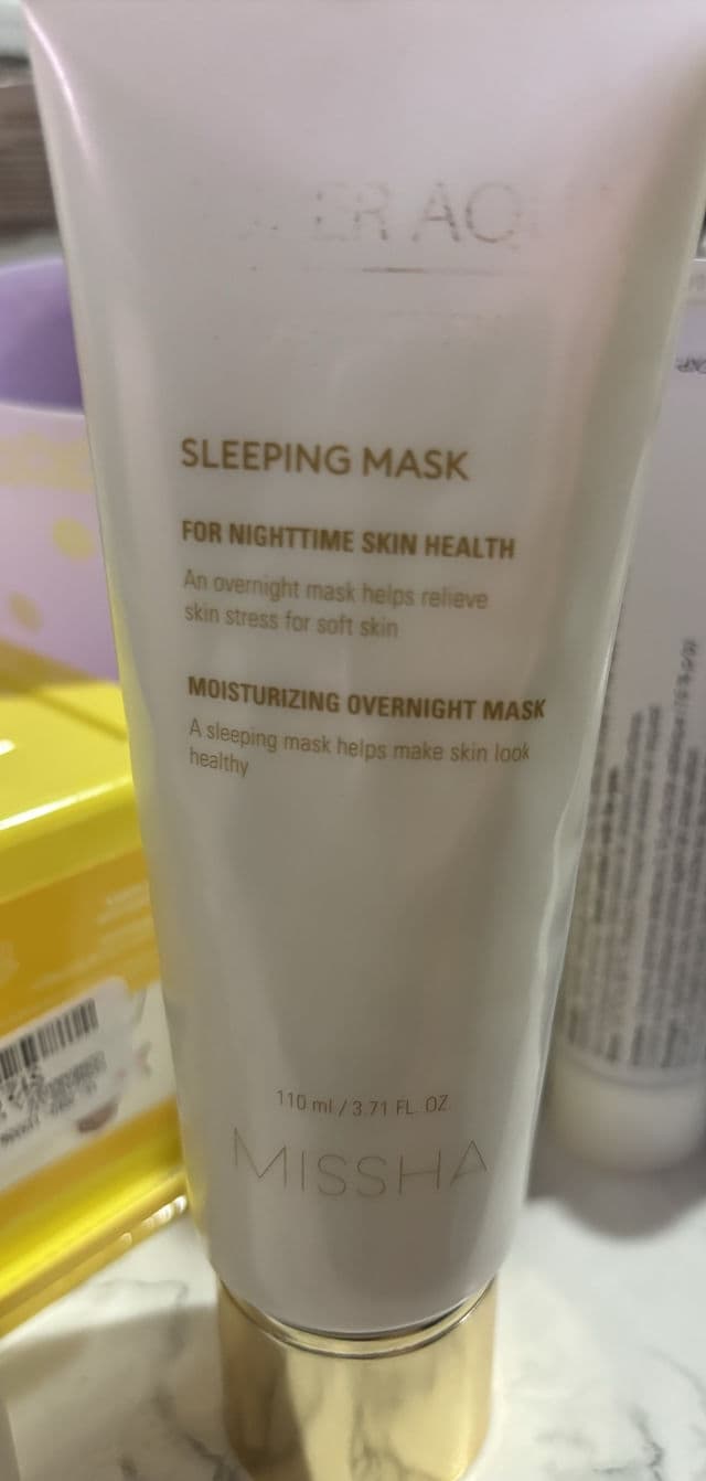 MISSHA Super Aqua Cell Renew Snail Sleeping Mask review photo by Janet Lovell