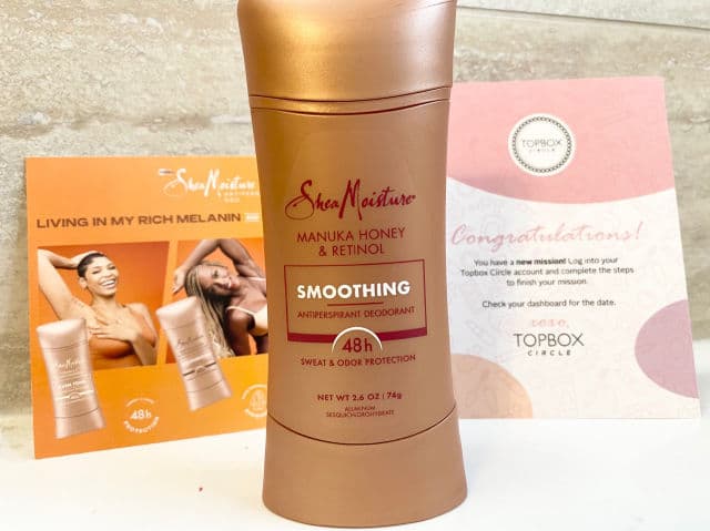 SheaMoisture Manuka Honey & Retinol Smoothing Antiperspirant Deodorant Stick review photo by HuyenATX