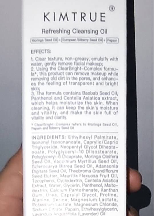 Kimtrue Refreshing Cleansing Oil review photo by jayzkookie87