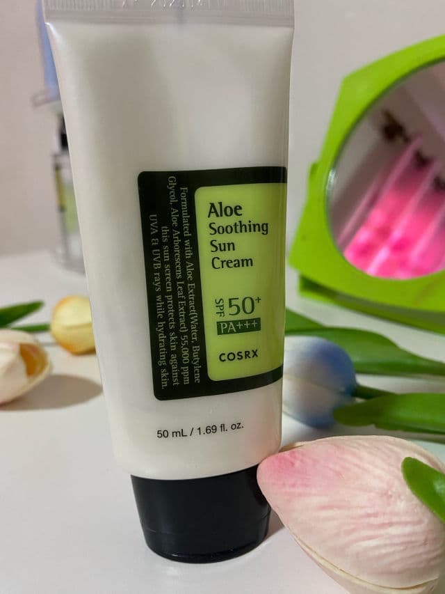 COSRX Aloe Soothing Sun Cream SPF50+ PA+++ review photo by Janejane2204