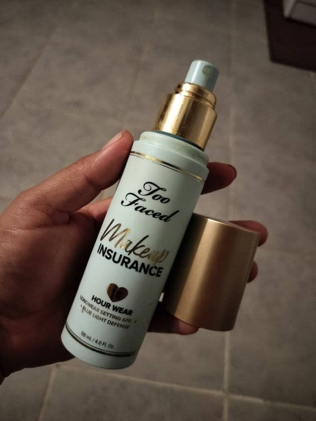 Too Faced Makeup Insurance Setting Spray  review photo by dayana3788